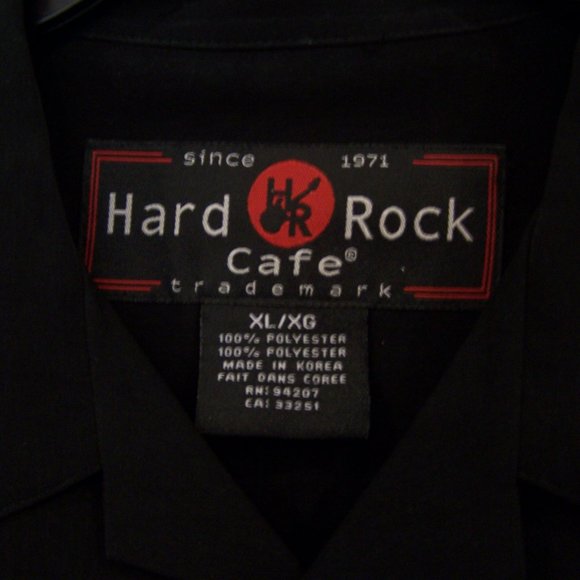 VTG HARD ROCK CAFE ATLANTA CAMP SHIRT S5062 - Picture 5 of 13